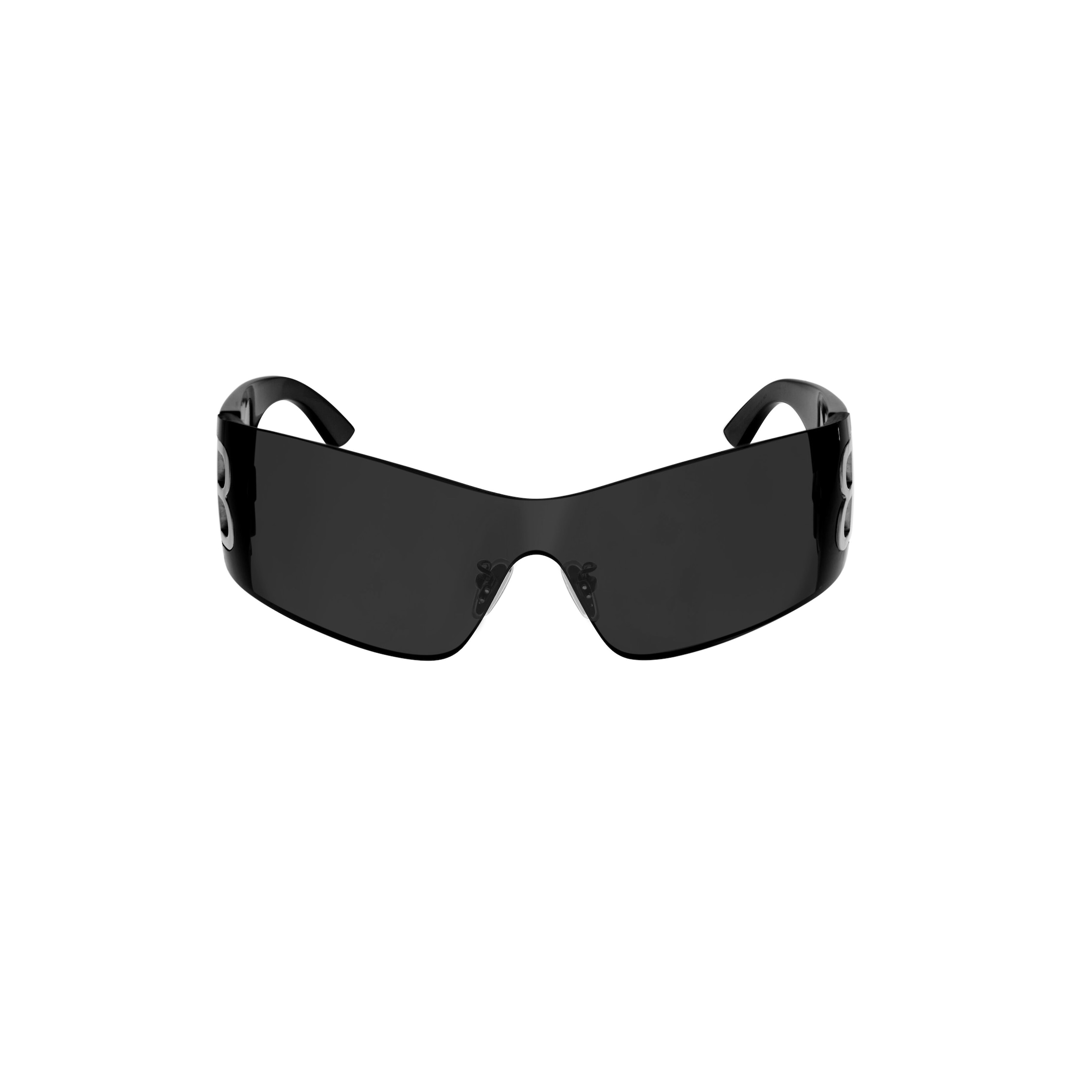 Women’s Bossy Mask Sunglasses in Black - Image 1